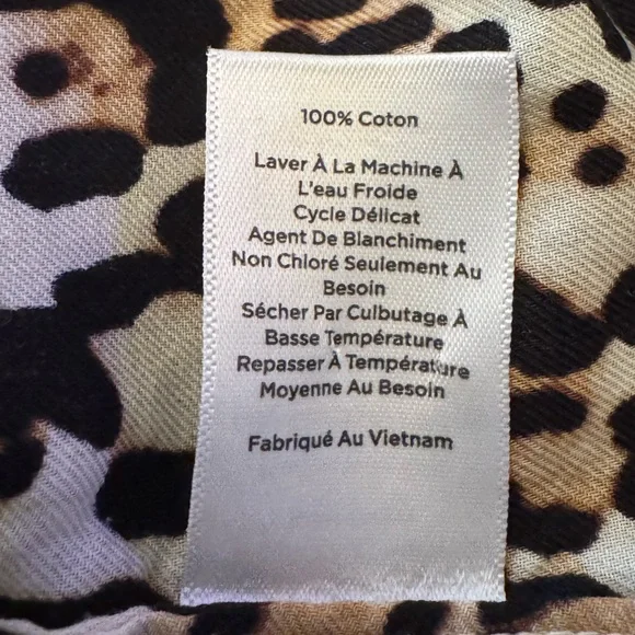 Talbots 3X Leopard Print Button-Up Shirt Casual Animal print Women’s - Picture 3 of 10